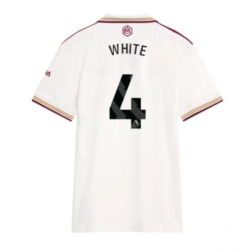 Billige Fotballdrakt Arsenal Ben White #4 Replika Tredjedrakt Dame 2025-26 Kortermet Billige Fotballdrakt Arsenal Ben White #4 Replika Tredjedrakt Dame 2025-26 Kortermet